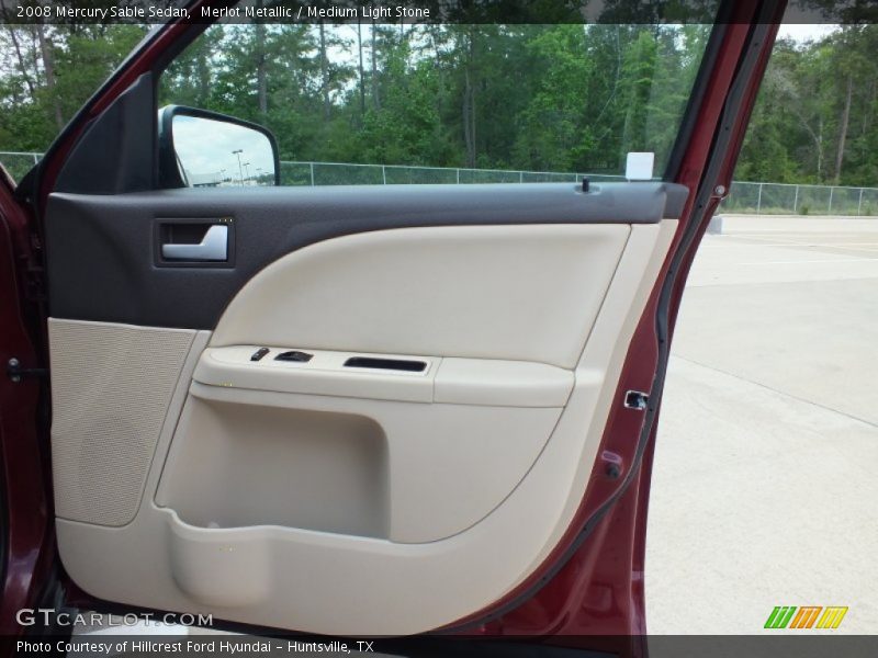 Merlot Metallic / Medium Light Stone 2008 Mercury Sable Sedan