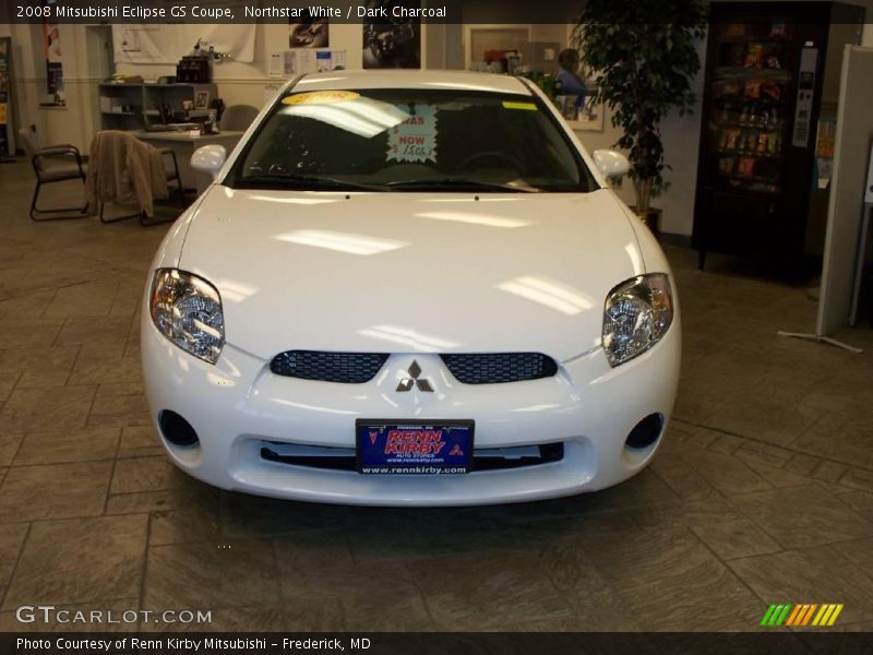 Northstar White / Dark Charcoal 2008 Mitsubishi Eclipse GS Coupe