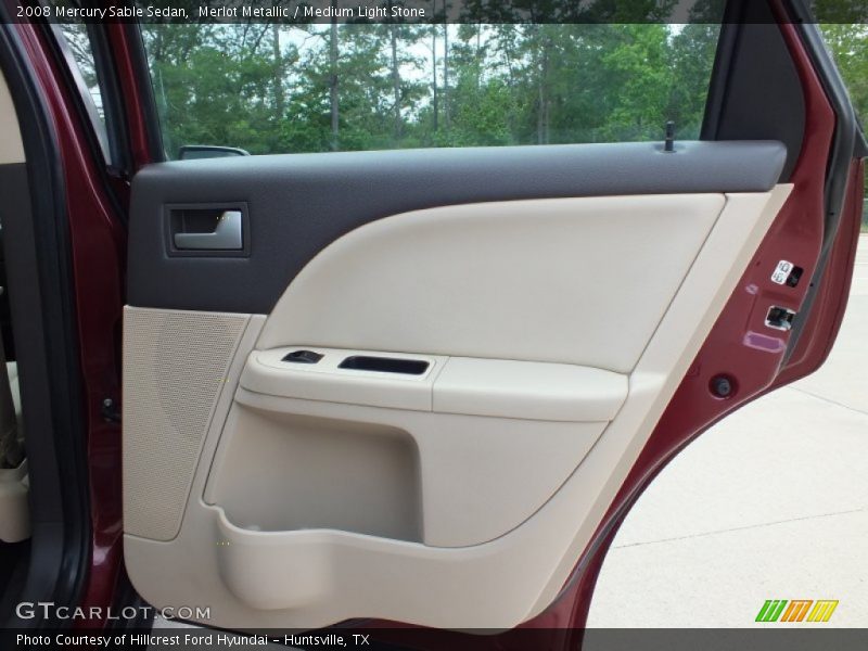 Merlot Metallic / Medium Light Stone 2008 Mercury Sable Sedan