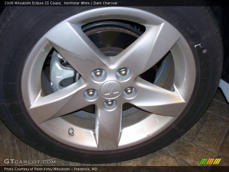 Northstar White / Dark Charcoal 2008 Mitsubishi Eclipse GS Coupe