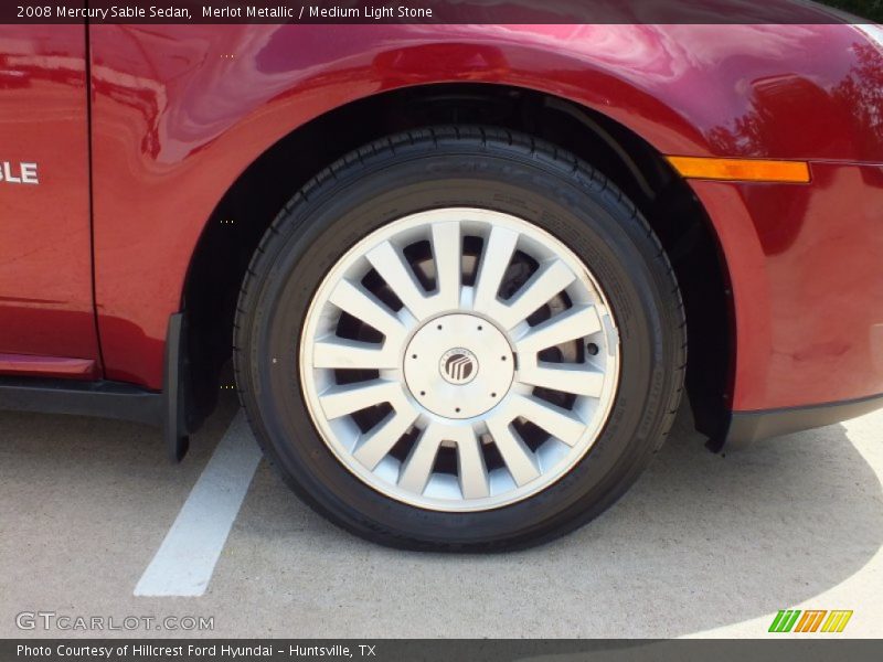 Merlot Metallic / Medium Light Stone 2008 Mercury Sable Sedan