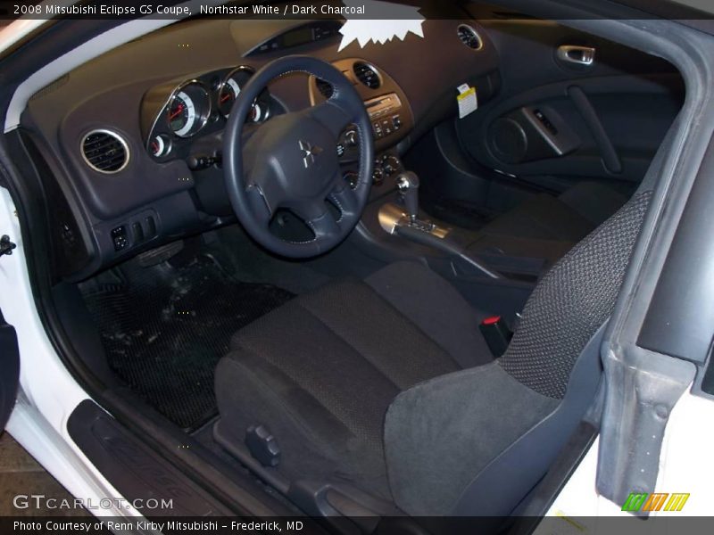 Northstar White / Dark Charcoal 2008 Mitsubishi Eclipse GS Coupe
