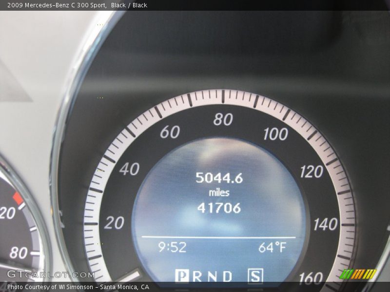 Black / Black 2009 Mercedes-Benz C 300 Sport