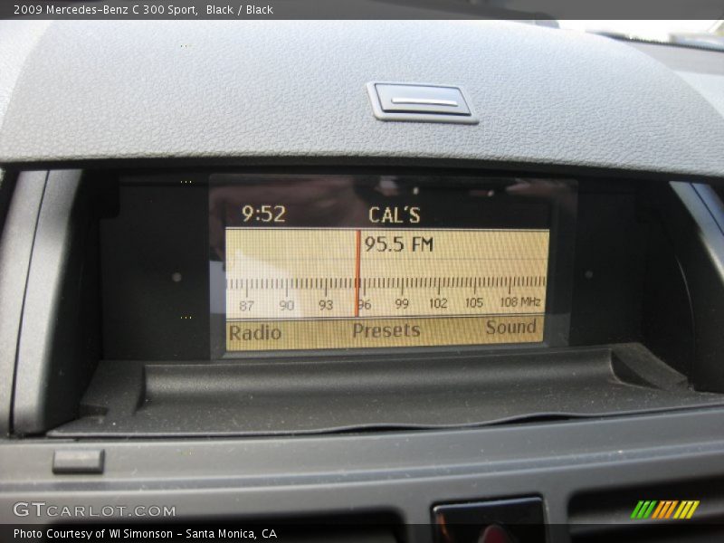 Black / Black 2009 Mercedes-Benz C 300 Sport