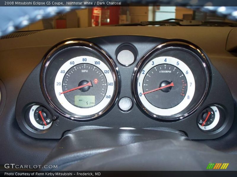 Northstar White / Dark Charcoal 2008 Mitsubishi Eclipse GS Coupe