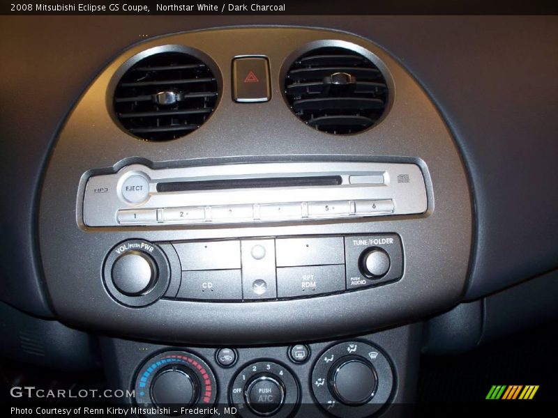 Northstar White / Dark Charcoal 2008 Mitsubishi Eclipse GS Coupe