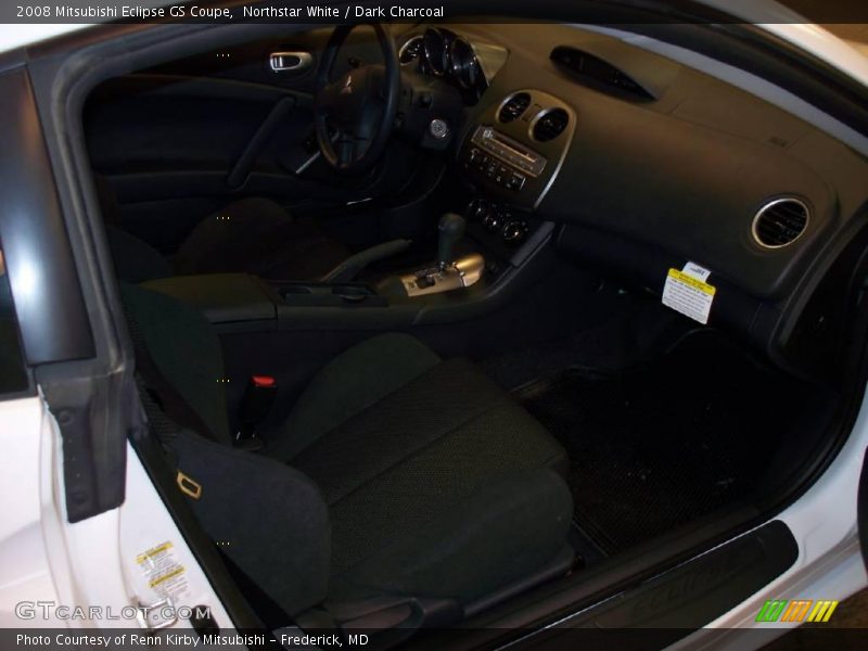 Northstar White / Dark Charcoal 2008 Mitsubishi Eclipse GS Coupe