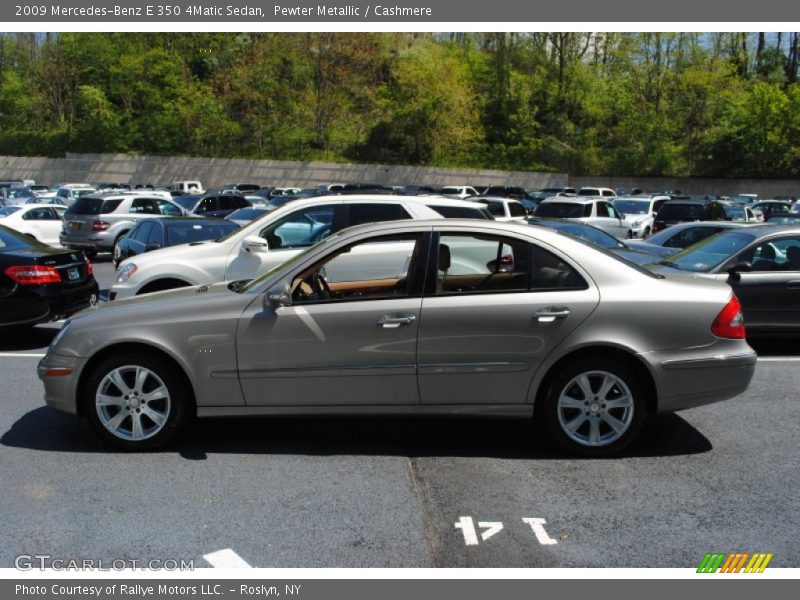 Pewter Metallic / Cashmere 2009 Mercedes-Benz E 350 4Matic Sedan