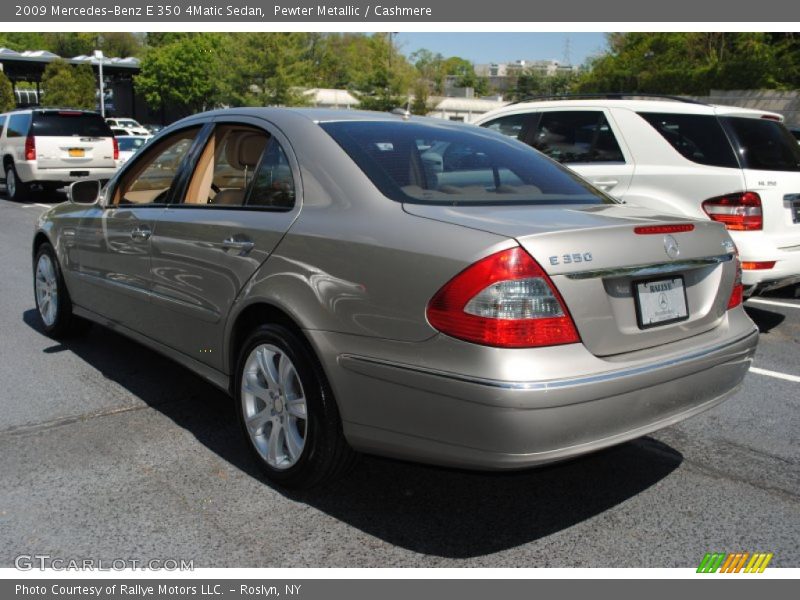 Pewter Metallic / Cashmere 2009 Mercedes-Benz E 350 4Matic Sedan