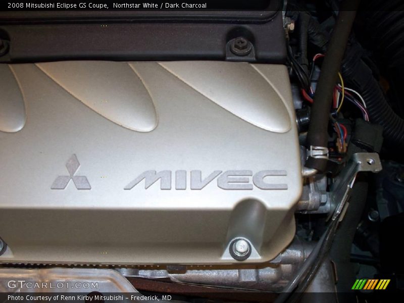 Northstar White / Dark Charcoal 2008 Mitsubishi Eclipse GS Coupe