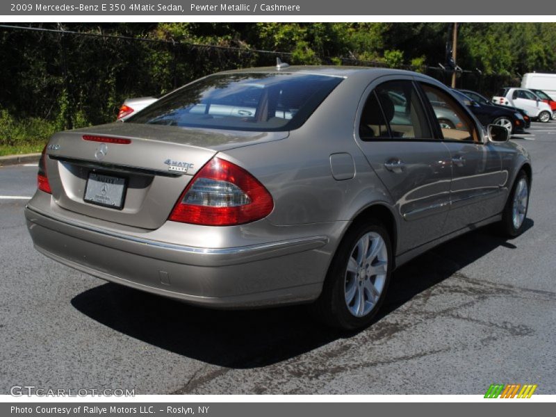 Pewter Metallic / Cashmere 2009 Mercedes-Benz E 350 4Matic Sedan