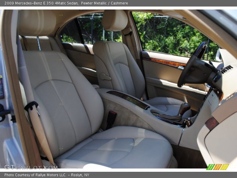 Pewter Metallic / Cashmere 2009 Mercedes-Benz E 350 4Matic Sedan