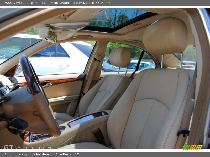 Pewter Metallic / Cashmere 2009 Mercedes-Benz E 350 4Matic Sedan