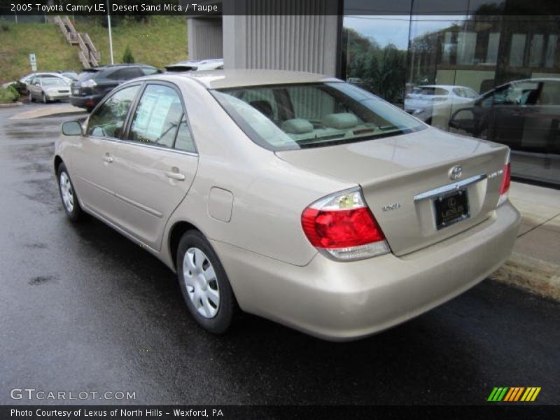 Desert Sand Mica / Taupe 2005 Toyota Camry LE