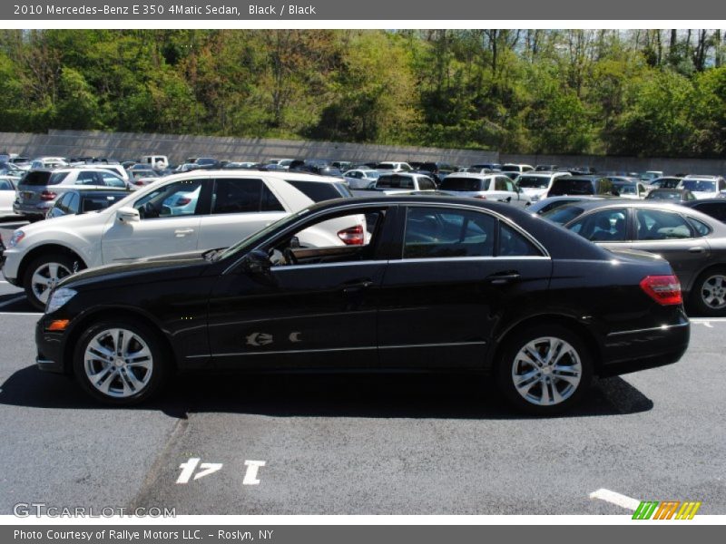 Black / Black 2010 Mercedes-Benz E 350 4Matic Sedan