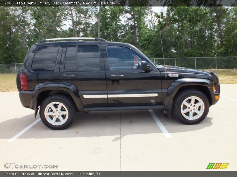 Black Clearcoat / Medium Slate Gray 2005 Jeep Liberty Limited