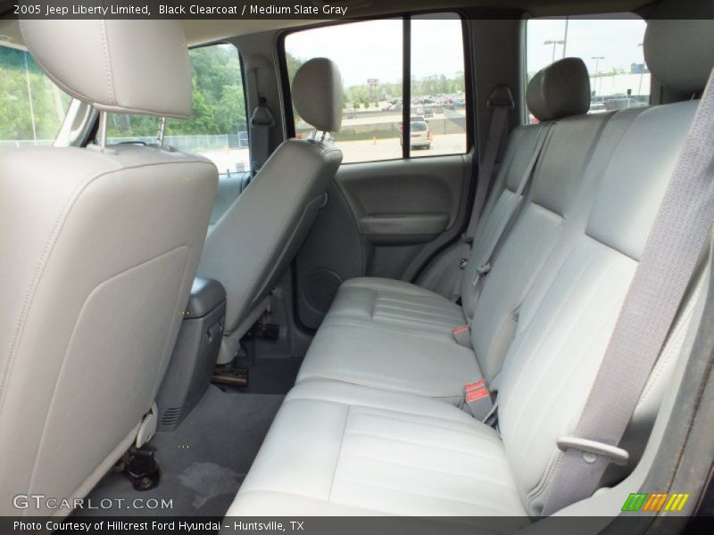 Black Clearcoat / Medium Slate Gray 2005 Jeep Liberty Limited