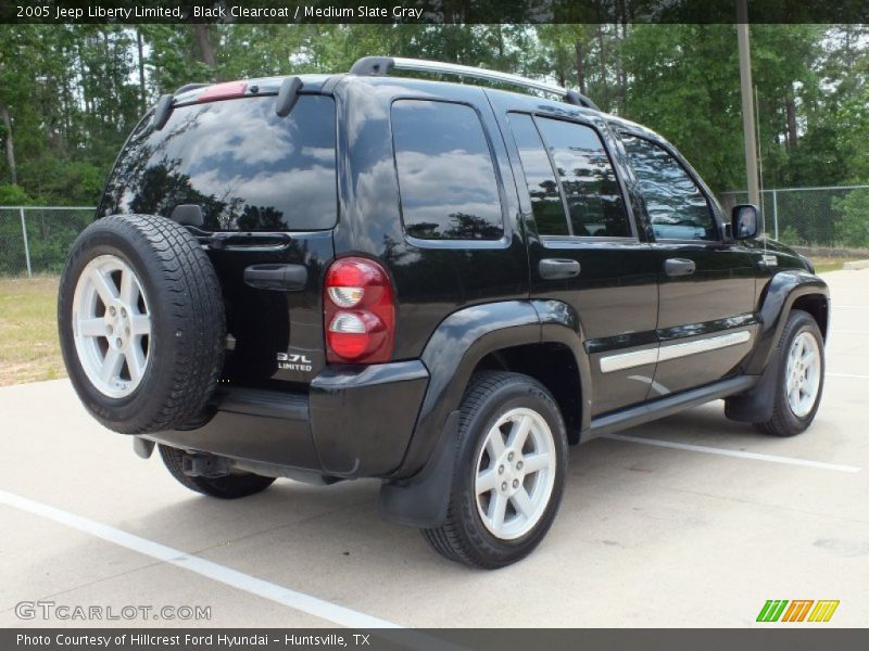 Black Clearcoat / Medium Slate Gray 2005 Jeep Liberty Limited