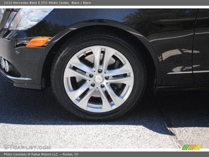 Black / Black 2010 Mercedes-Benz E 350 4Matic Sedan