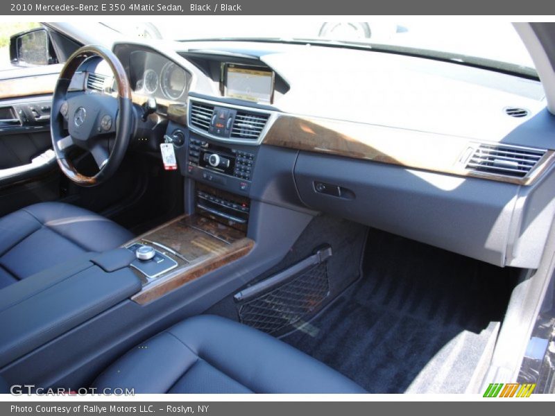 Black / Black 2010 Mercedes-Benz E 350 4Matic Sedan