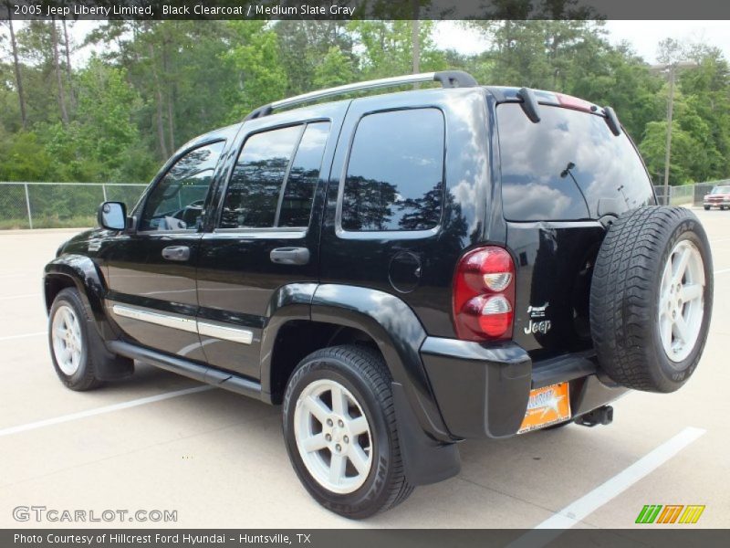 Black Clearcoat / Medium Slate Gray 2005 Jeep Liberty Limited