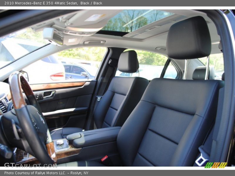 Black / Black 2010 Mercedes-Benz E 350 4Matic Sedan
