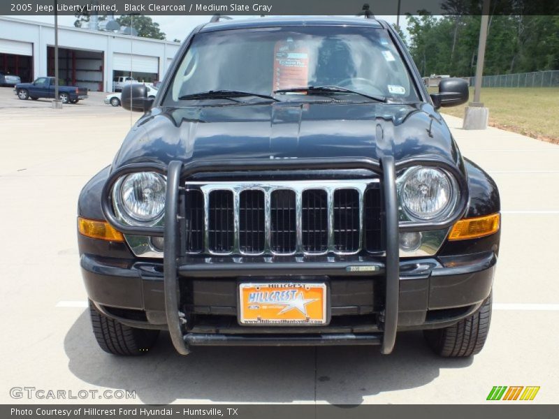 Black Clearcoat / Medium Slate Gray 2005 Jeep Liberty Limited