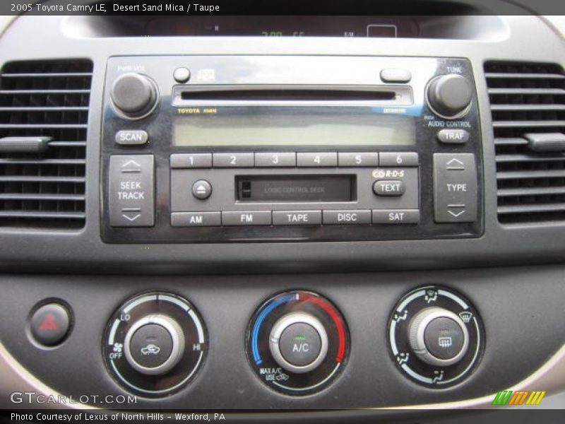 Desert Sand Mica / Taupe 2005 Toyota Camry LE
