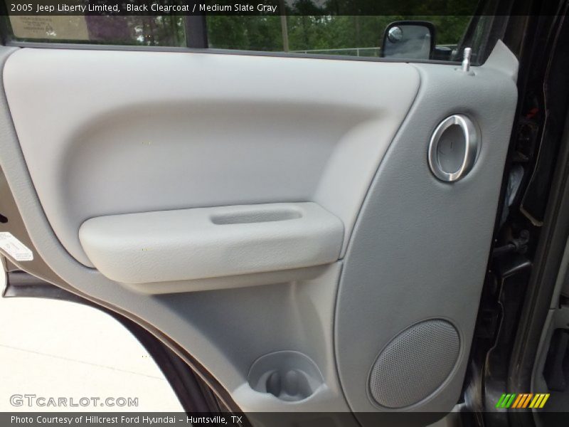 Black Clearcoat / Medium Slate Gray 2005 Jeep Liberty Limited