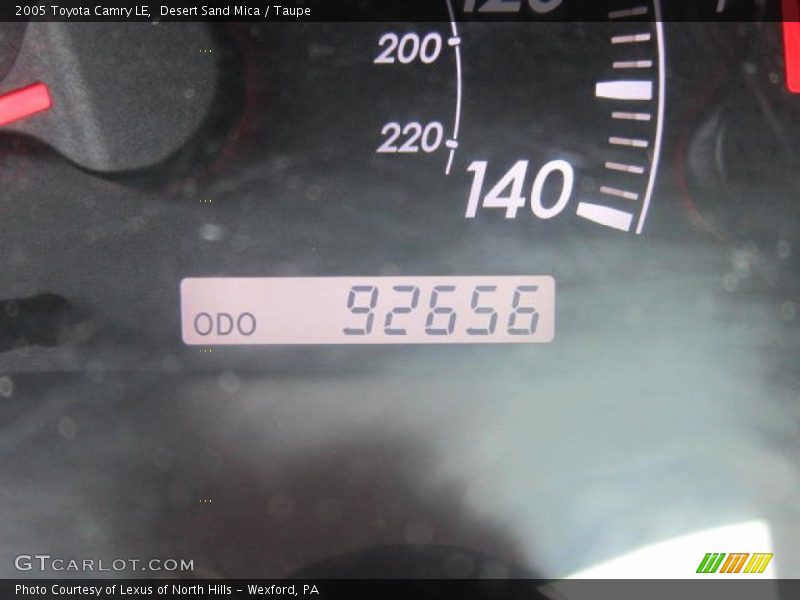 Desert Sand Mica / Taupe 2005 Toyota Camry LE