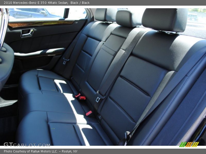 Black / Black 2010 Mercedes-Benz E 350 4Matic Sedan