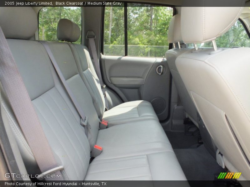 Black Clearcoat / Medium Slate Gray 2005 Jeep Liberty Limited