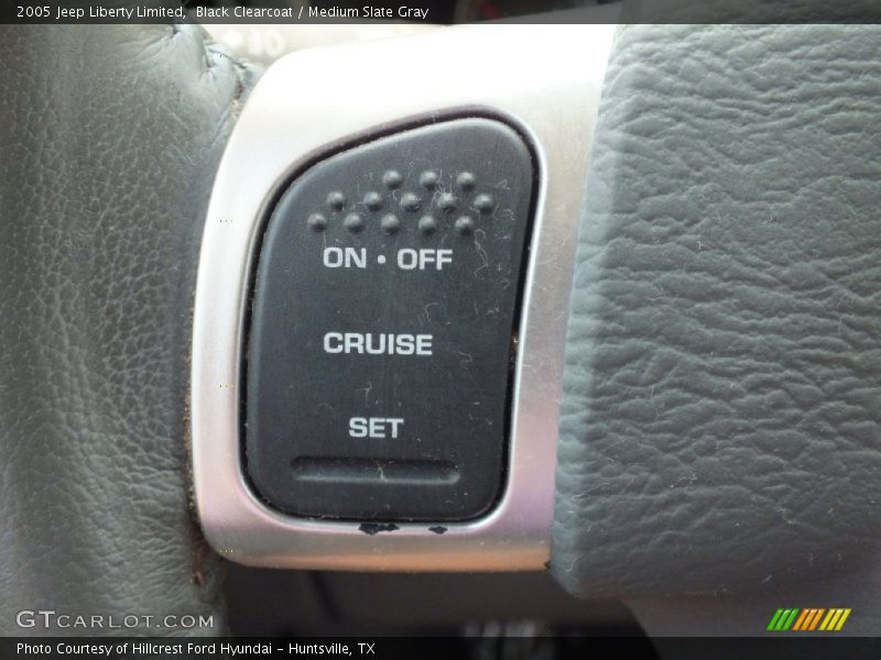 Black Clearcoat / Medium Slate Gray 2005 Jeep Liberty Limited