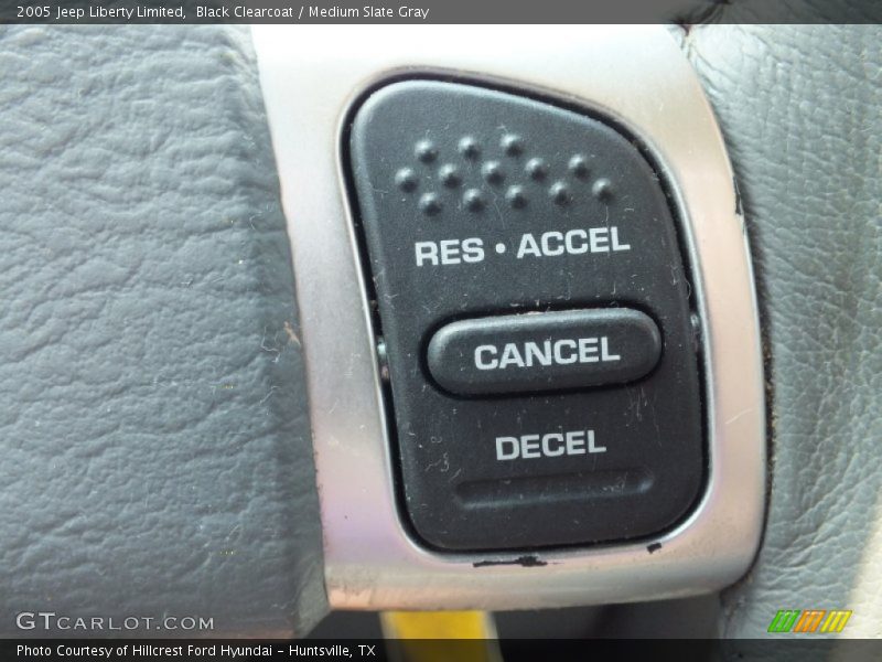 Black Clearcoat / Medium Slate Gray 2005 Jeep Liberty Limited