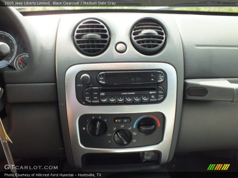 Black Clearcoat / Medium Slate Gray 2005 Jeep Liberty Limited