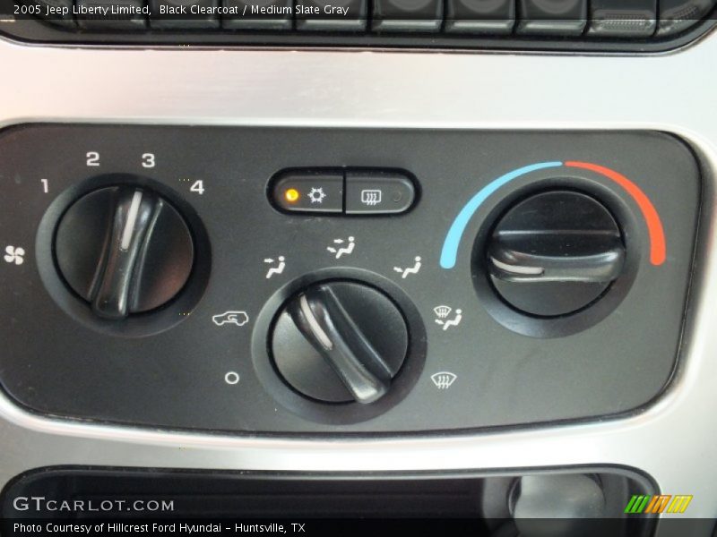 Black Clearcoat / Medium Slate Gray 2005 Jeep Liberty Limited