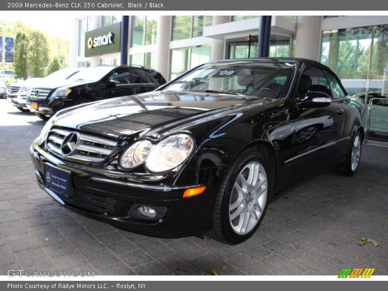 Black / Black 2009 Mercedes-Benz CLK 350 Cabriolet