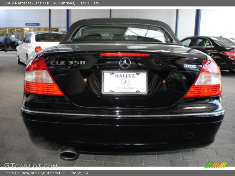 Black / Black 2009 Mercedes-Benz CLK 350 Cabriolet