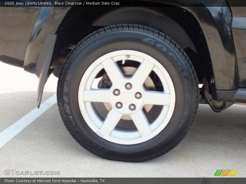 Black Clearcoat / Medium Slate Gray 2005 Jeep Liberty Limited