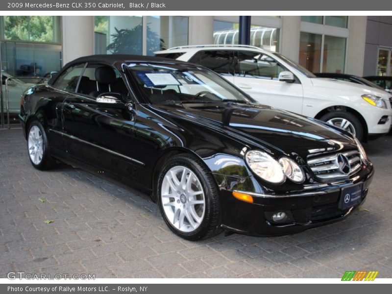 Black / Black 2009 Mercedes-Benz CLK 350 Cabriolet