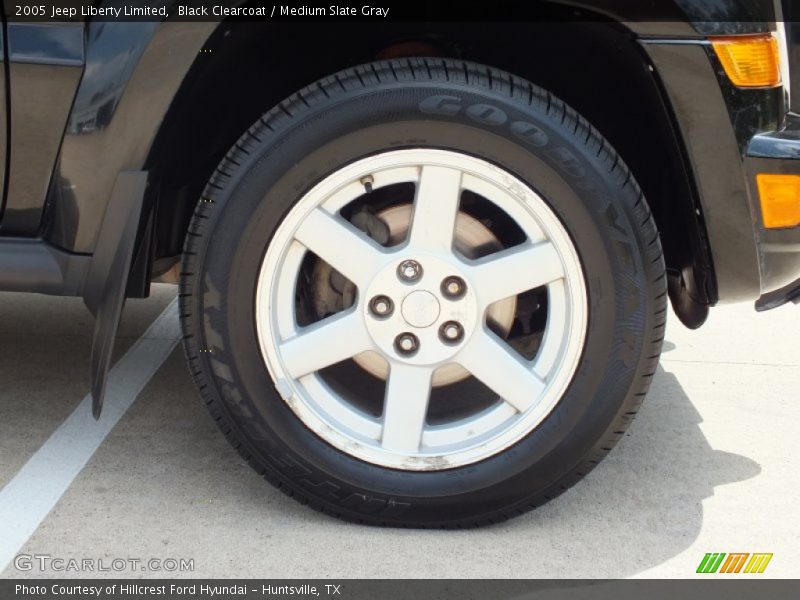 Black Clearcoat / Medium Slate Gray 2005 Jeep Liberty Limited