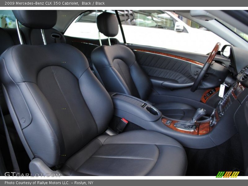 Black / Black 2009 Mercedes-Benz CLK 350 Cabriolet
