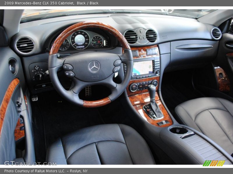 Black / Black 2009 Mercedes-Benz CLK 350 Cabriolet