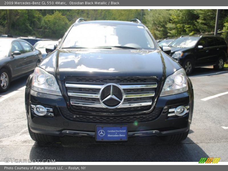 Obsidian Black Metallic / Black 2009 Mercedes-Benz GL 550 4Matic
