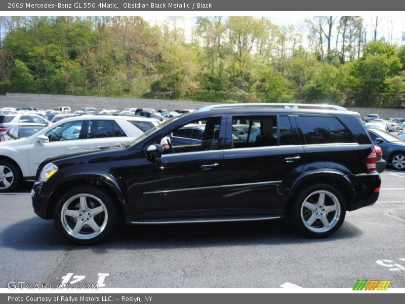 Obsidian Black Metallic / Black 2009 Mercedes-Benz GL 550 4Matic