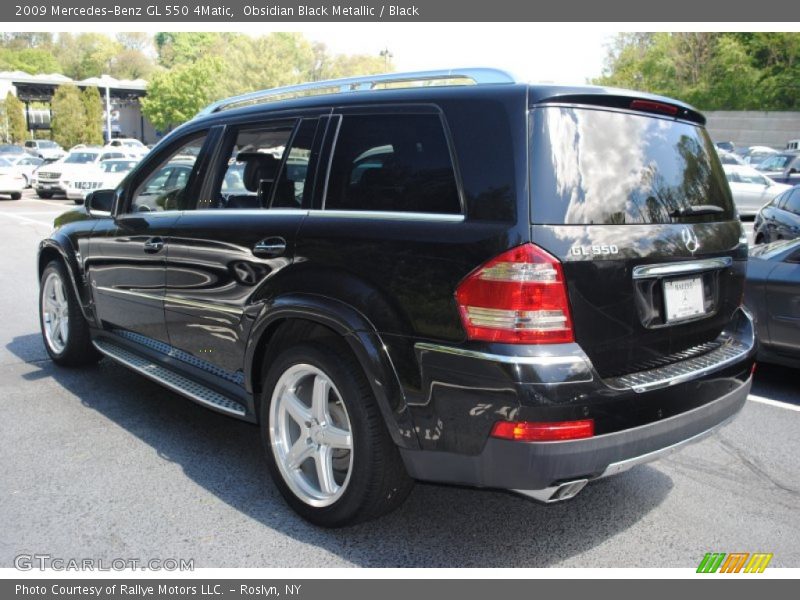 Obsidian Black Metallic / Black 2009 Mercedes-Benz GL 550 4Matic