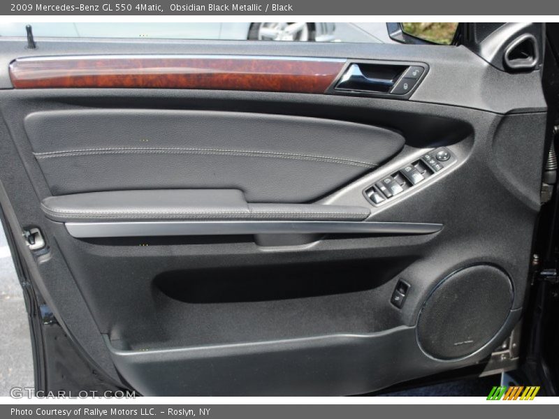 Obsidian Black Metallic / Black 2009 Mercedes-Benz GL 550 4Matic