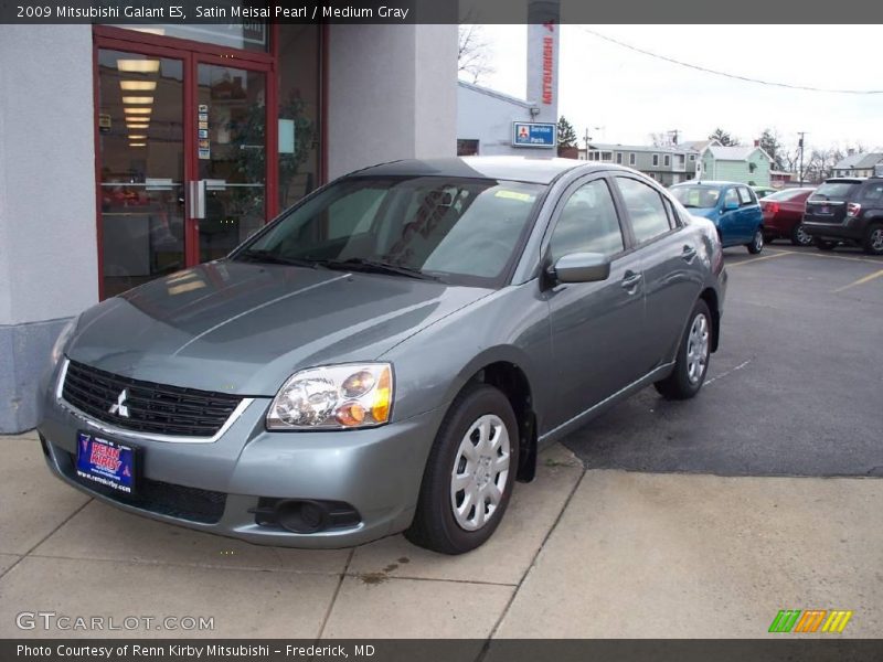 Satin Meisai Pearl / Medium Gray 2009 Mitsubishi Galant ES