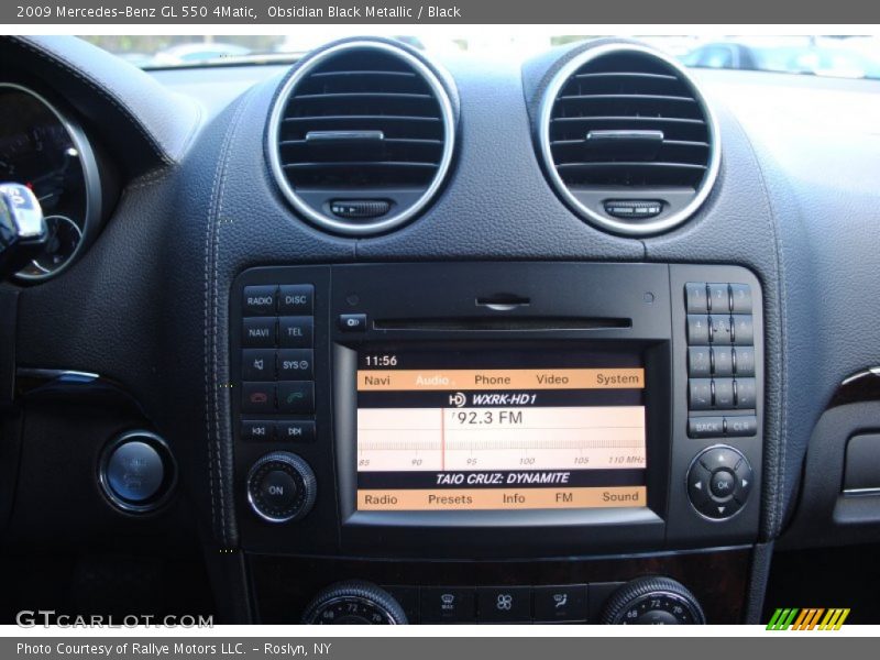 Obsidian Black Metallic / Black 2009 Mercedes-Benz GL 550 4Matic