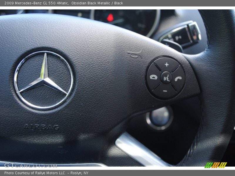 Obsidian Black Metallic / Black 2009 Mercedes-Benz GL 550 4Matic